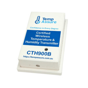 Wireless temperature and humidity transmitter with external Pt100 input