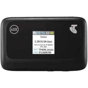 elstra 4GX portable WiFi hotspot device used for mobile internet connectivity.