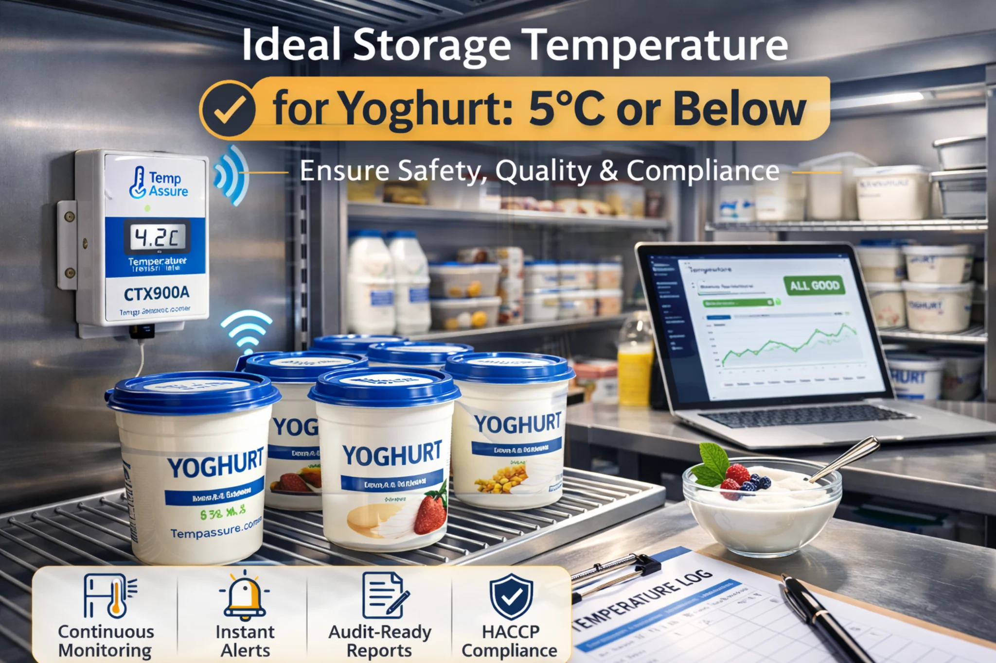 Yoghurt Storage What Is the Ideal Yoghurt Storage Temperature in Commercial Kitchens ...
