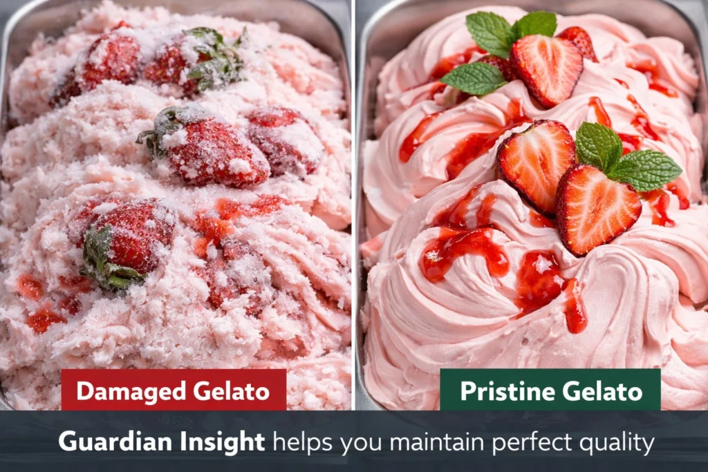 Protect gelato and ice cream quality with advanced freezer monitoring. Discover why temperature alone isn’t enough and how to detect problems early